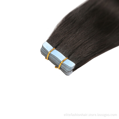 Brazilian Tape Extensions Human Hair Silky Straight 100% Virgin Hair Extensions Invisible 12''-30'' Human Remy Hair